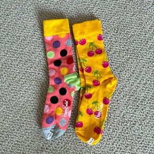 Two pair of happy socks